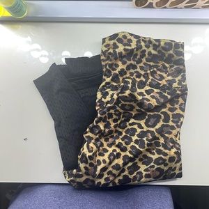 Booty scrunch cheetah print leggings